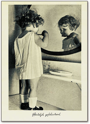 Girl with Mirror Postcard