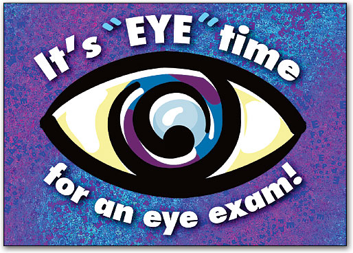 It's Eye Time Postcard