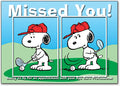 Snoopy Misses Postcard