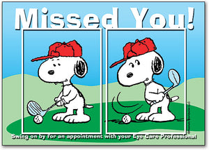 Snoopy Misses Postcard