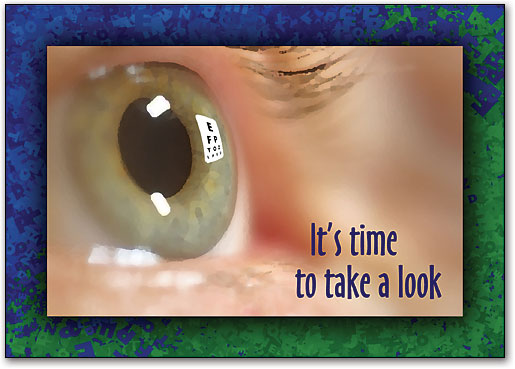 Eye Close Up Postcard