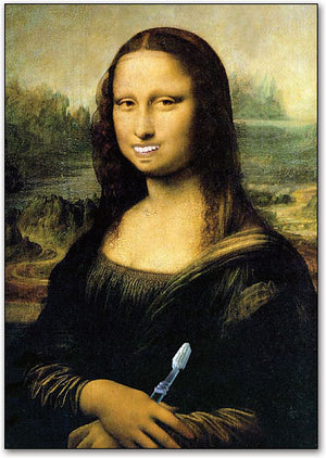 Mona Lisa Smile Postcard
