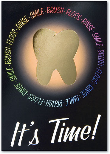 Brush Floss Smile Postcard