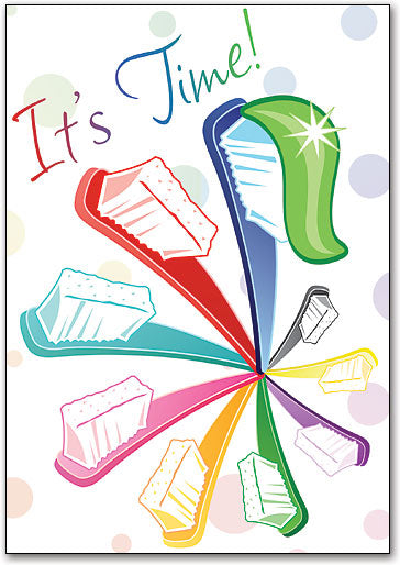 Colorspin Brushes Postcard