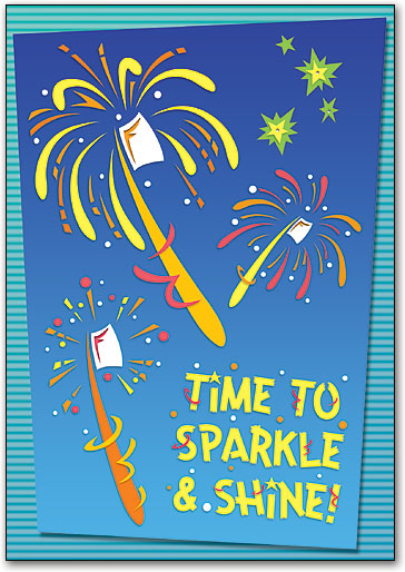 Sparkle Brushes Standard Postcard