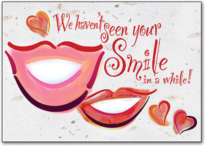 Smile in a While Postcard