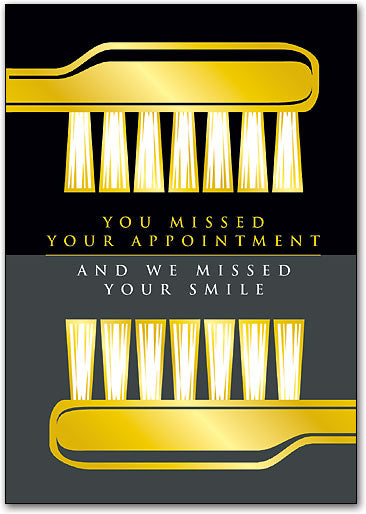 Missed Appointment Postcard