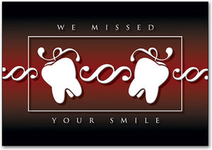Missed Your Teeth Postcard