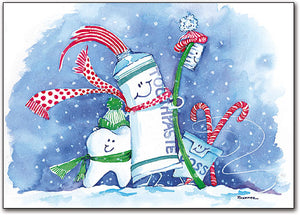 Dental Friends Holiday Postcard