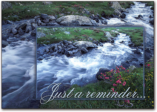 River Reminder Postcard