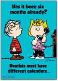 Six Month Calendar Postcard