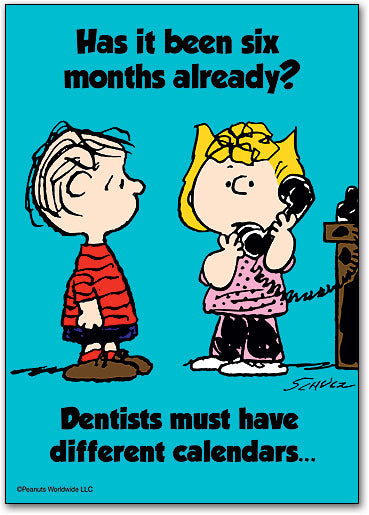 Six Month Calendar Postcard