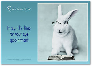 Rabbit Book Postcard