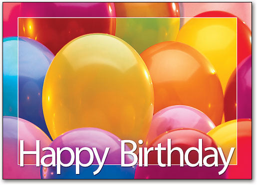Party Balloons Postcard