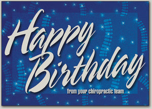 Starry Spines Birthday Postcard