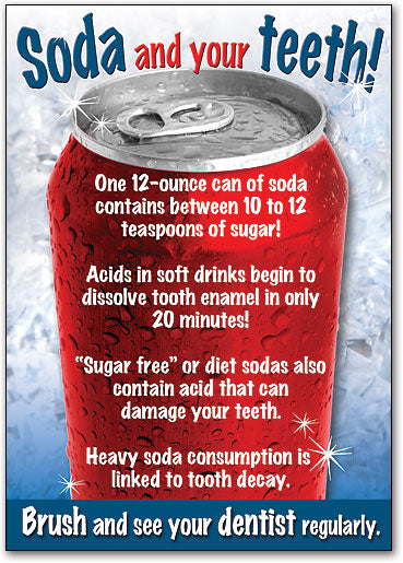 Soda and Your Teeth Postcard