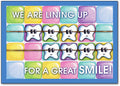 Lining Up Postcard