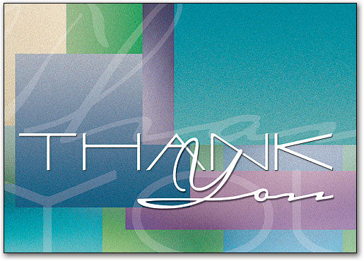 Mosaic Thank You Postcard