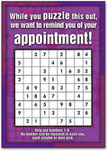 Sudoku Puzzle Postcard