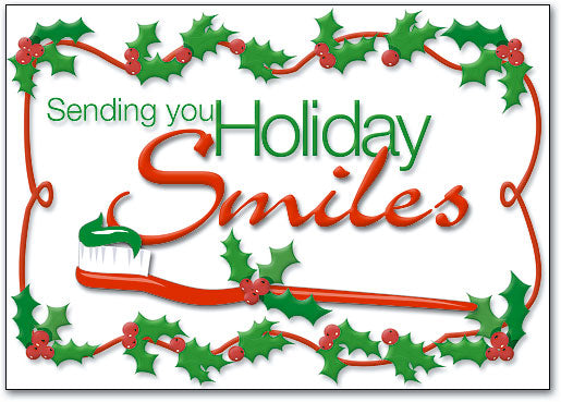 Holiday Smiles Deluxe Postcard