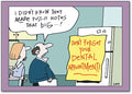 Big Note Postcard