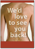 Love to See Back Postcard