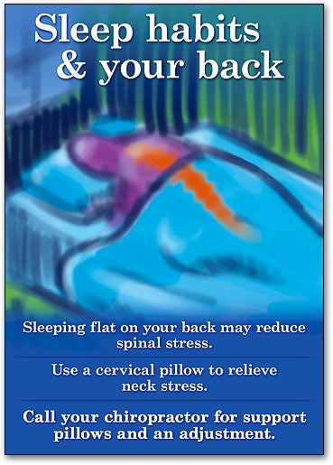 Sleep Habits & Your Back Postcard