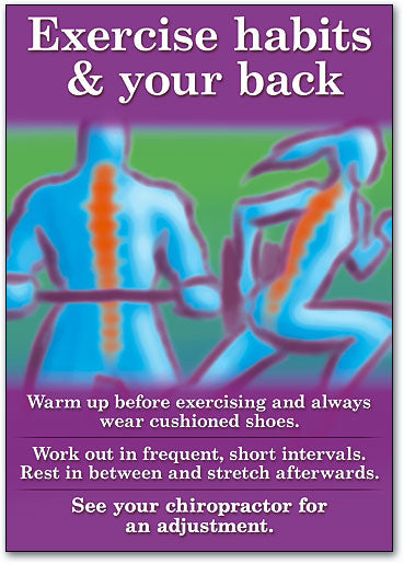 Exercise Habits & Your Back Postcard