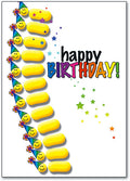 Spine Party Hats Postcard