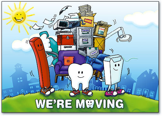 Tooth Friends Move Postcard