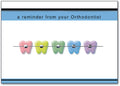 Rainbow Braces Teeth Postcard