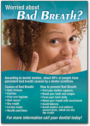 Causes of Bad Breath Postcard