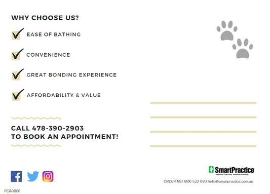 Every Pet Deserves Pampering Postcard