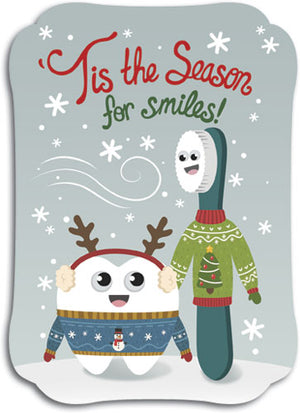 Ugly Sweater Smile Flatcard with Envelope