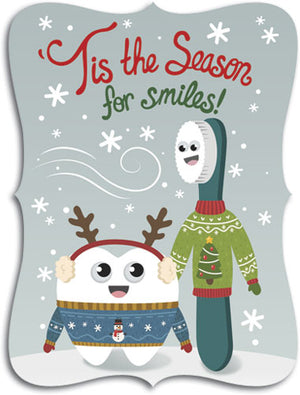 Ugly Sweater Smile Flatcard with Envelope