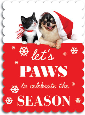 Paws to Celebrate Flatcard Semi-Custom