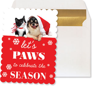 Paws to Celebrate Flatcard Semi-Custom