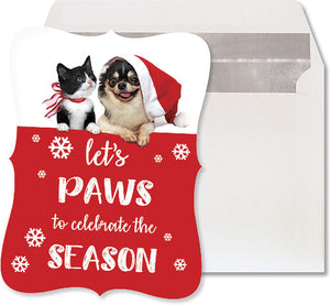 Paws to Celebrate Flatcard Semi-Custom