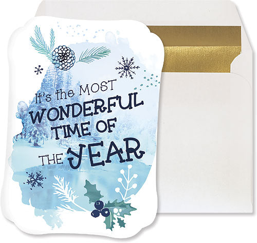 Icy Reverie Flatcard with Envelope