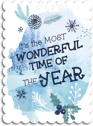 Icy Reverie Flatcard with Envelope