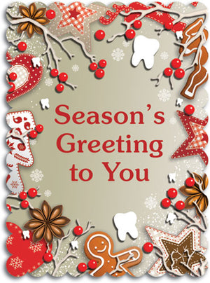 Homespun Christmas Flatcard Semi-Custom