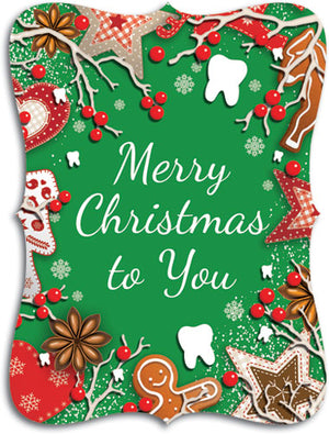 Homespun Christmas Flatcard Semi-Custom