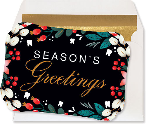 Holiday Berries Flatcard Semi-Custom