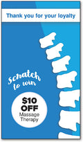 Loyal and Lucky Scratch Off Business Card