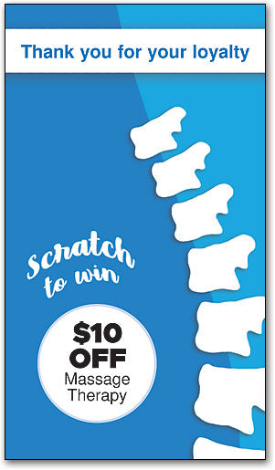 Loyal and Lucky Scratch Off Business Card