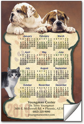 Bone Paws ReStix™ Sticker Calendar