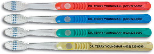 Clear Grip Reminder Full Adult Toothbrush
