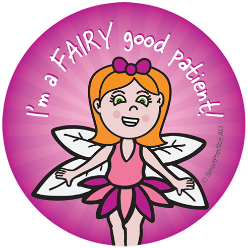 Fairy good patient Stickers (100pk)