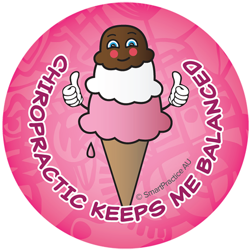 Chiropractic Keeps me Balanced Stickers (100pk)