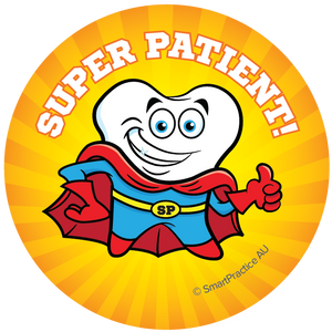 Super Patient Stickers (100pk)